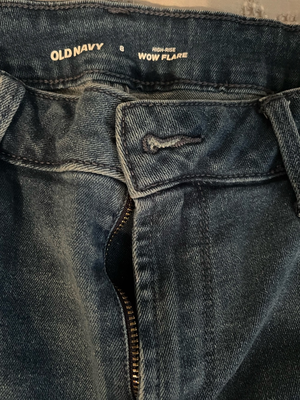 Old Navy Blue High-Rise Bootcut Jeans